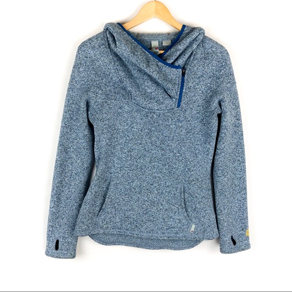 Sweatwater Men Hooded Sport Casual Knitted Zipper Sweatshirt Coat Jacket